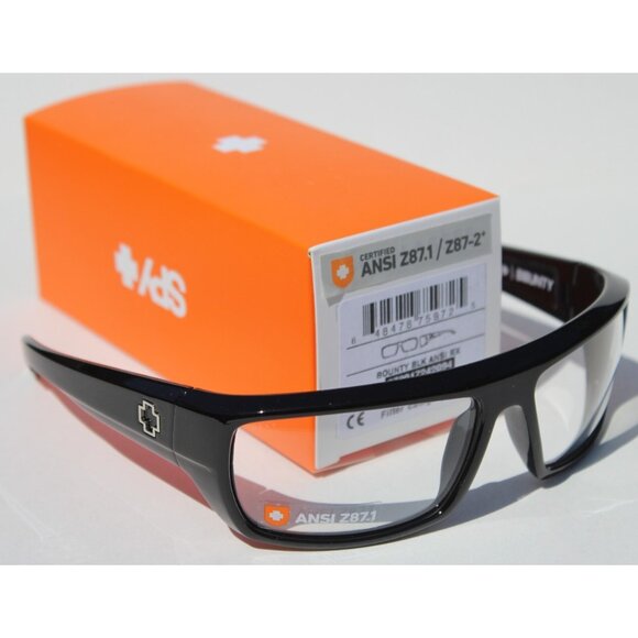 SPY OPTICS Bounty ANSI Z87.1/Z87-2+ Safety/Sunglasses Black/HD Clear NEW - Picture 8 of 9
